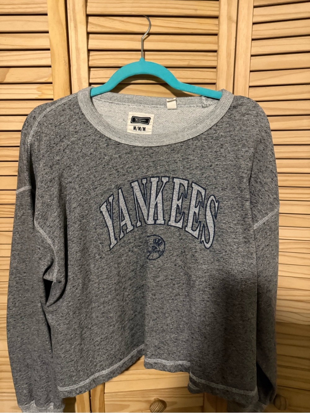 Gray Yankees Crewneck Sweatshirt